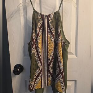 Mine Olive Green Top